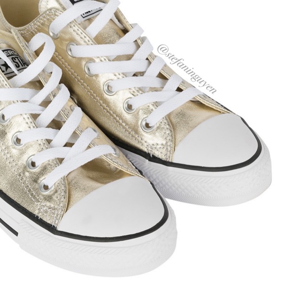 🆕 Converse Metallic Gold CTAS Sneakers - Picture 5 of 7